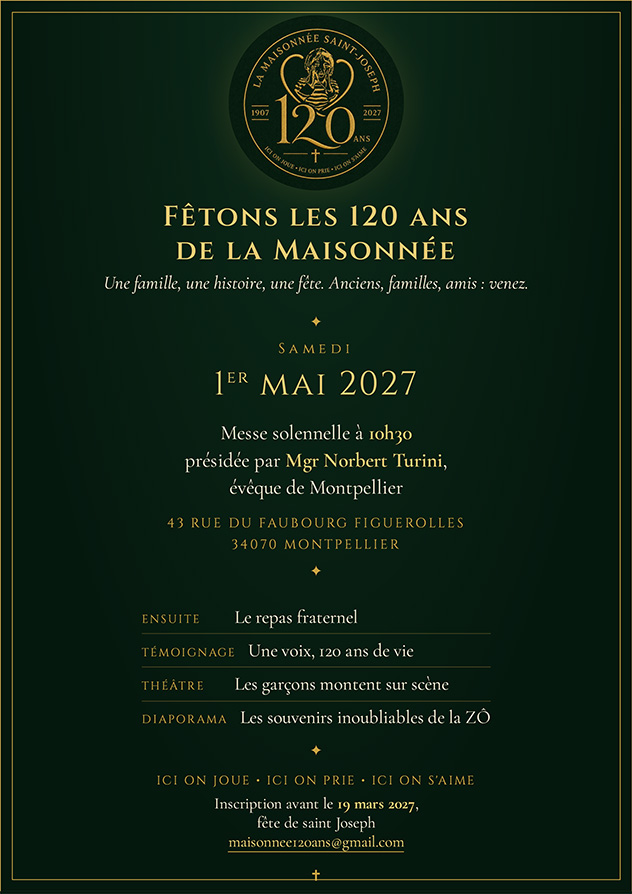 flyer-120-ans 120 ans de la Maisonnée Saint Jospeh